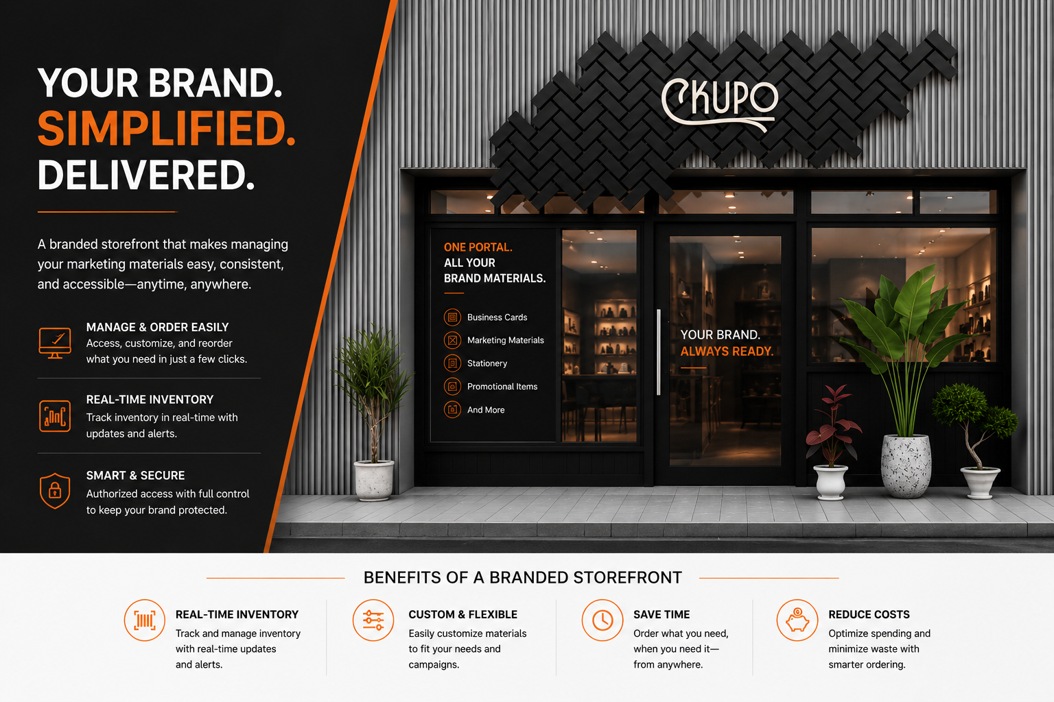 Branded storefront example 1