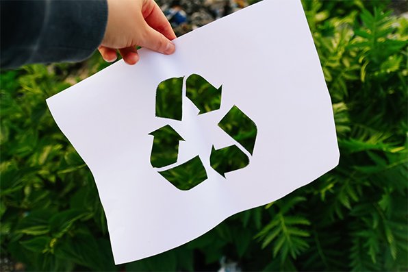 Eco-friendly printing recycled paper