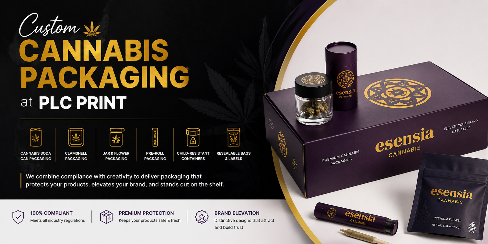 Cannabis packaging solutions for your businesses