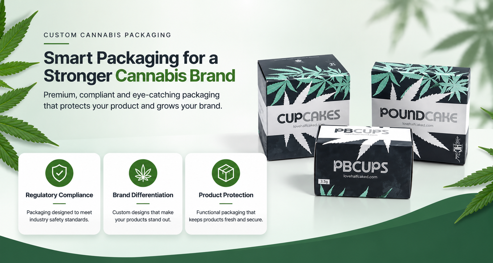 Cannabis product packaging boxes