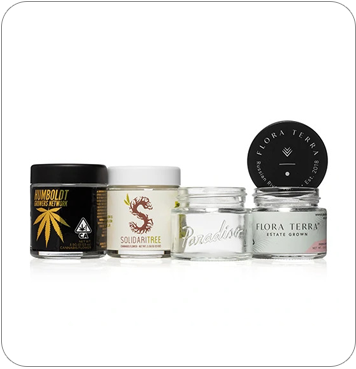 Glass jar packaging