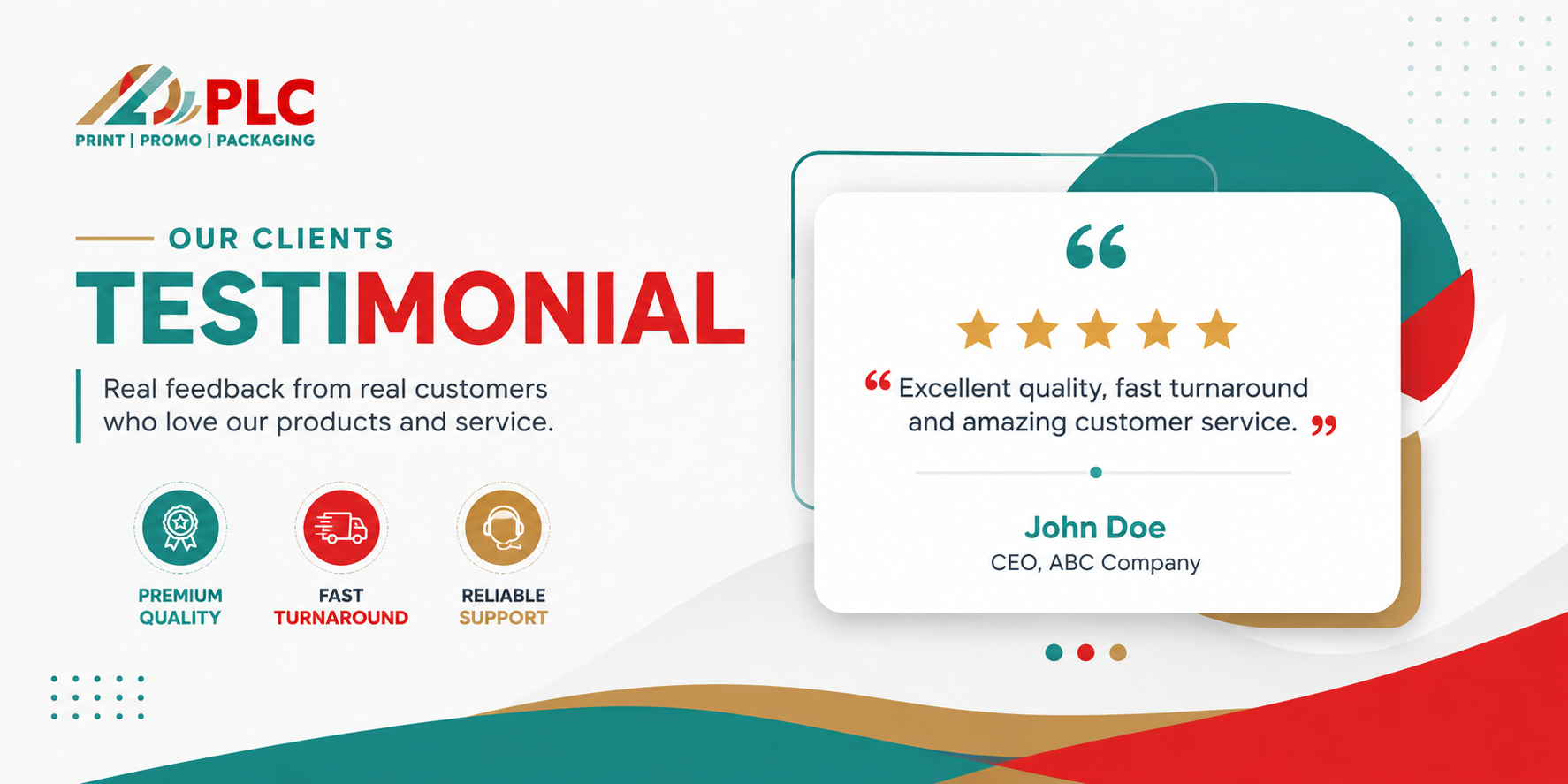 PLC Print Testimonials