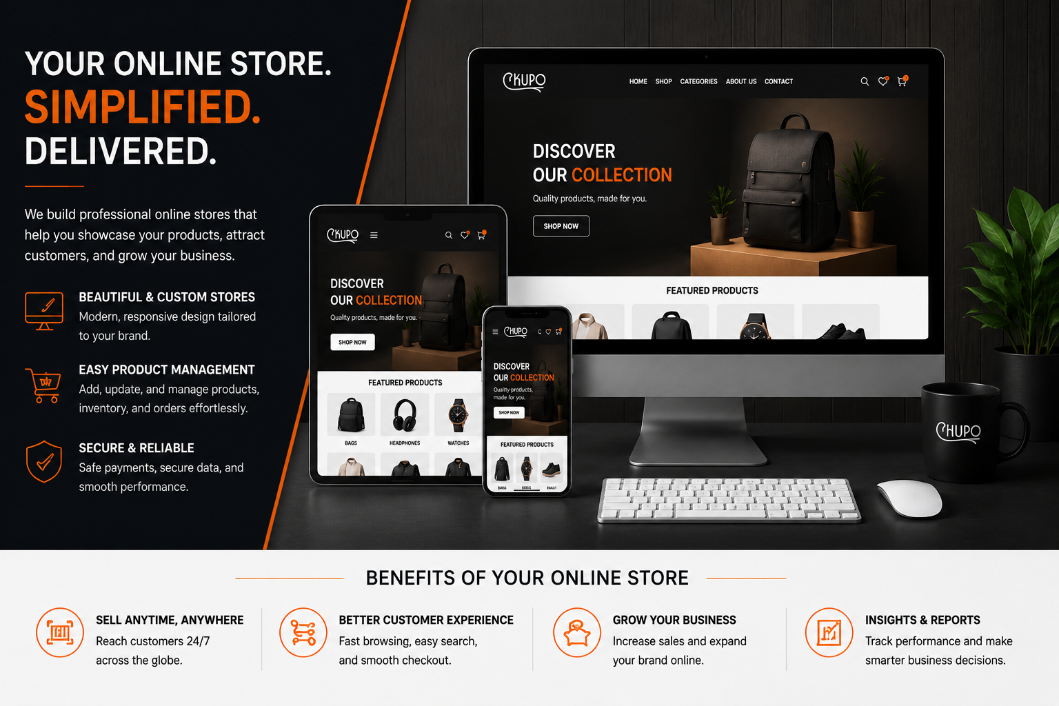 Branded storefront example