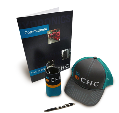 CHC Hydronics offset printing case study