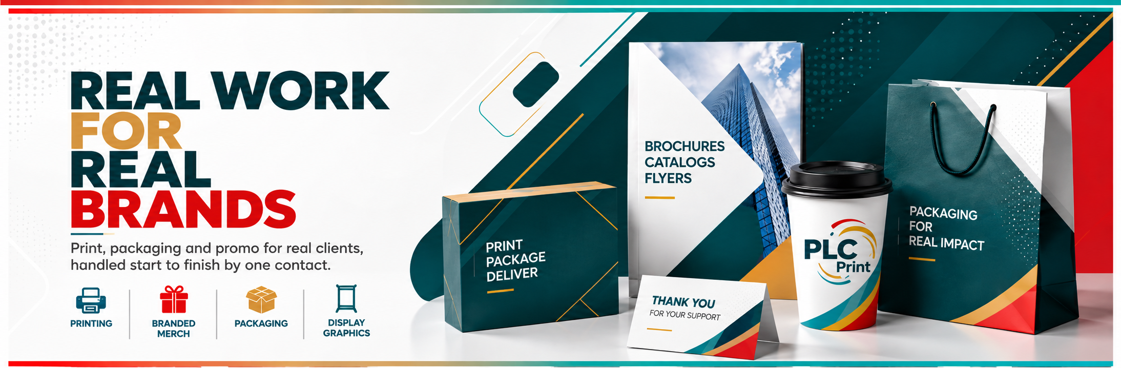 Print, packaging and promo work produced by PLC Print