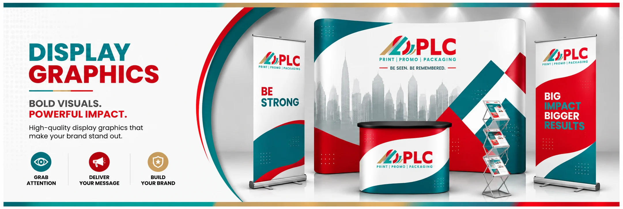 Display graphics handled by PLC Print