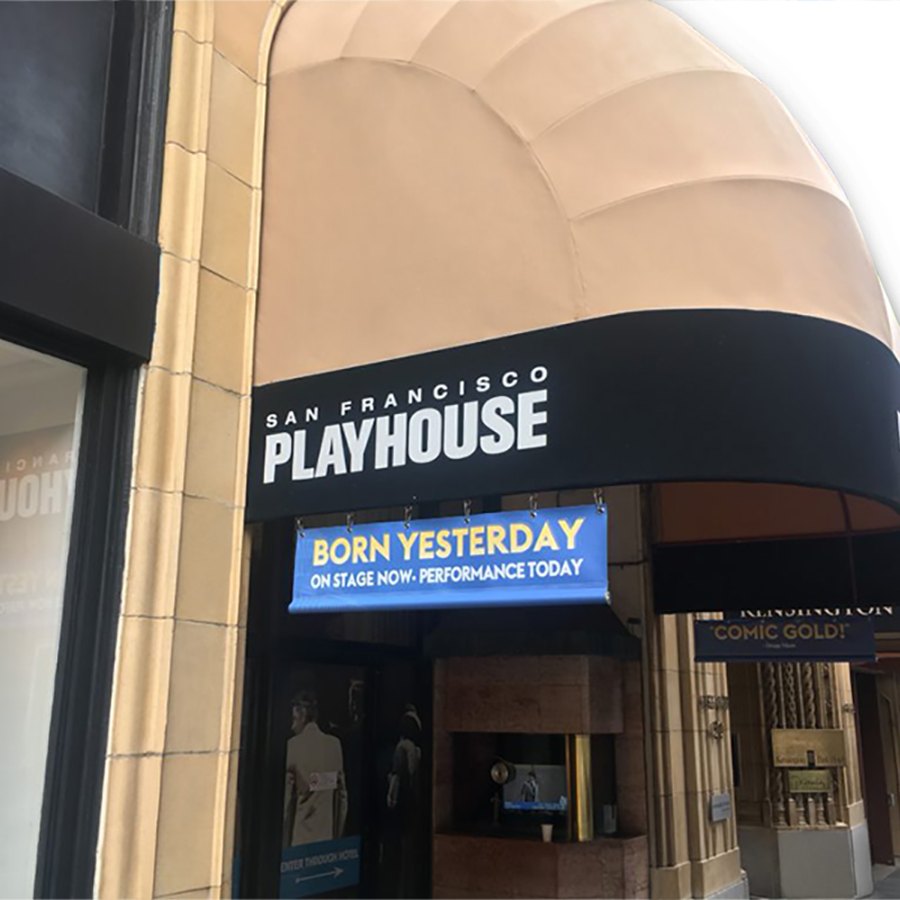 Entrance Awning Signage and Banner by PLC Print