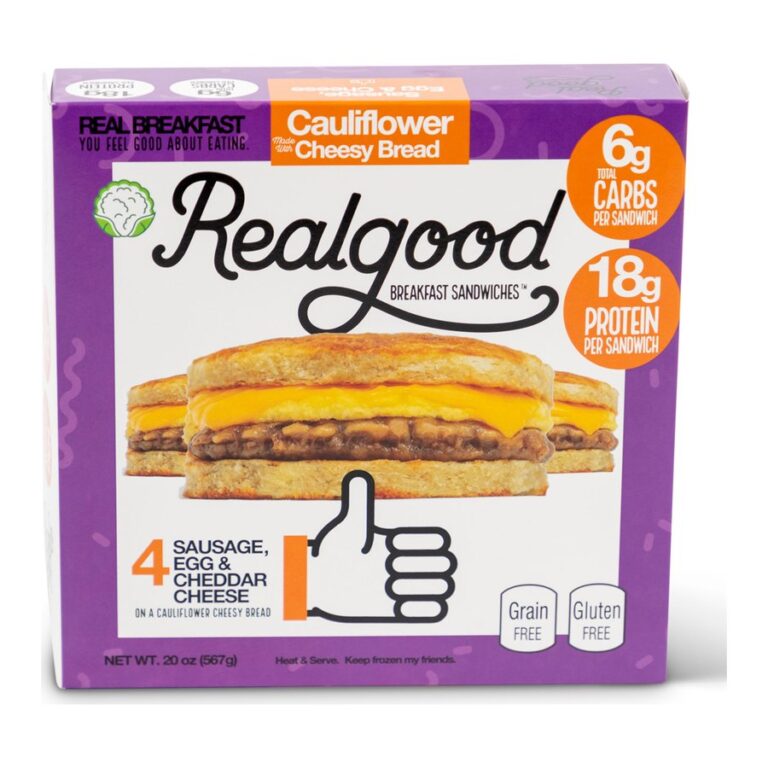 Realgood Foods retail cartons produced by PLC Print