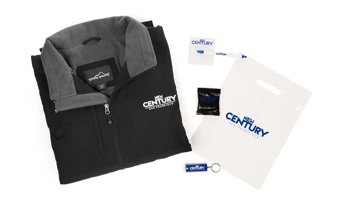 Branded Jacket, Bag and Keychain Set by PLC Print