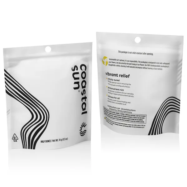 Custom Printed Biodegradable Cannabis Mylar Bags by PLC Print