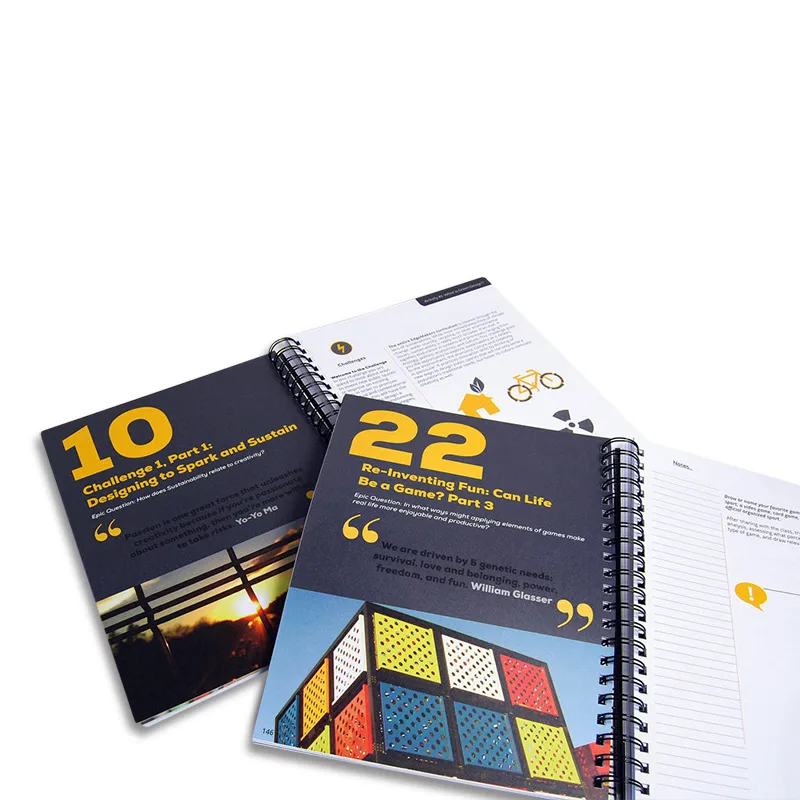 Spiral-Bound Workbook Printing by PLC Print